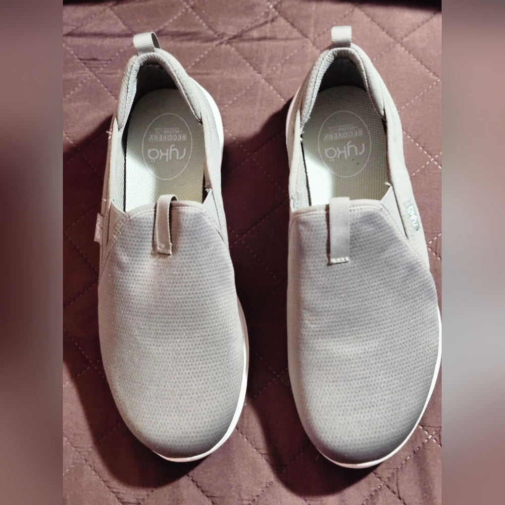 Womens Ryka Light Green Slip On Shoes